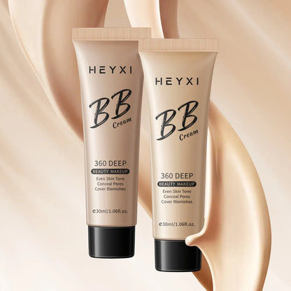 Waterproof BB cream in four colour shades 01 02 03 04 for all skin types