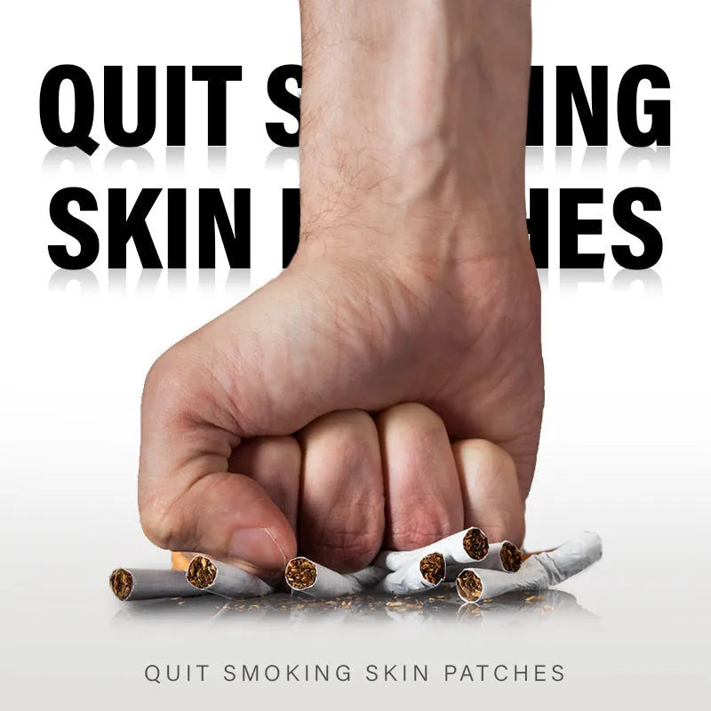 Box of 30 plant extract nicotine patches for smoking cessation with herbal ingredients