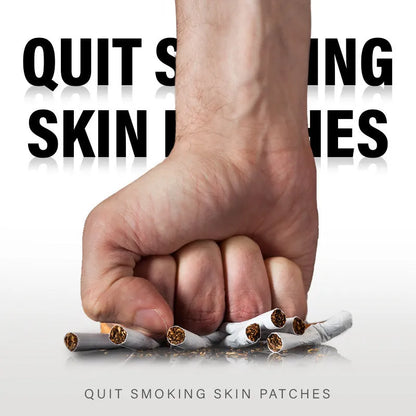 Box of 30 plant extract nicotine patches for smoking cessation with herbal ingredients
