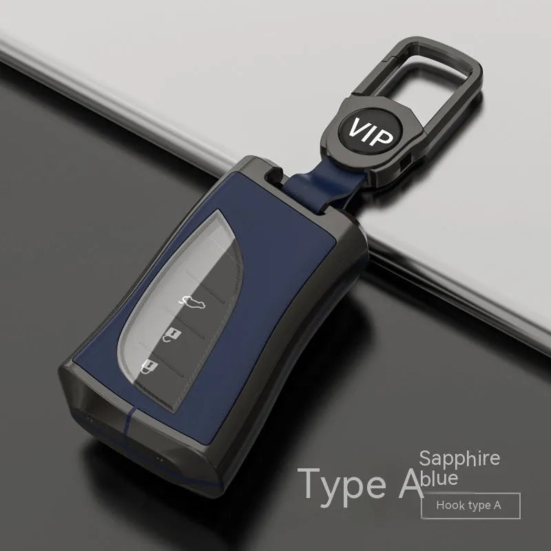Zinc alloy and TPU Lexus car key case in multiple colours: black, white, brown, blue, green.