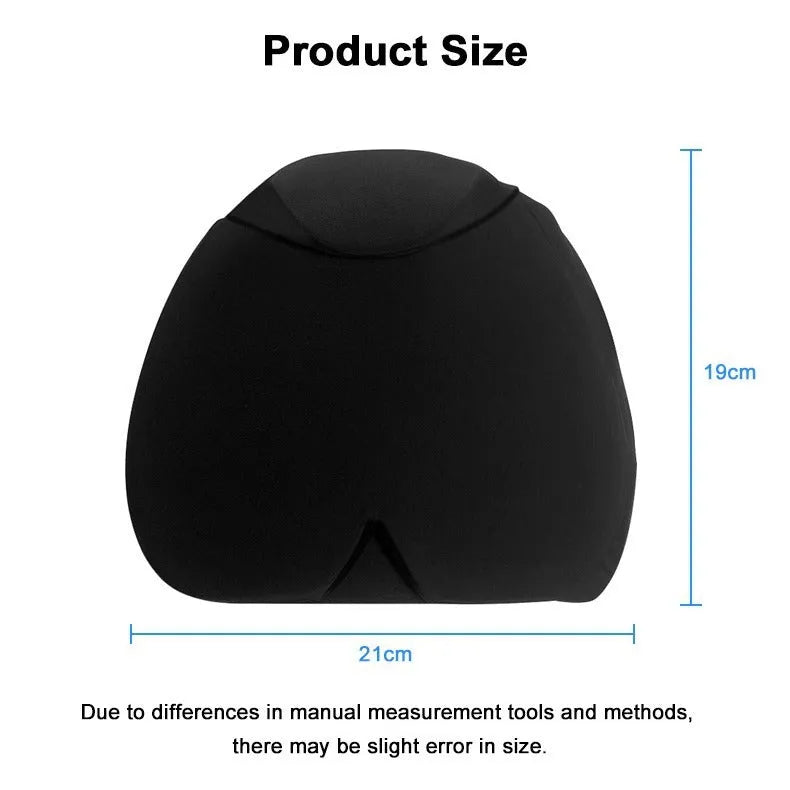 Simple solid colour cold compress cap in black, dark blue, or pink with fully enclosed design for head cooling