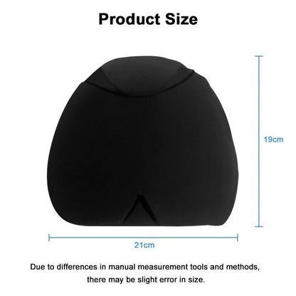 Simple solid colour cold compress cap in black, dark blue, or pink with fully enclosed design for head cooling