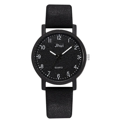 Elegant quartz ladies watch with a simple, minimalist dial design in various classic color options