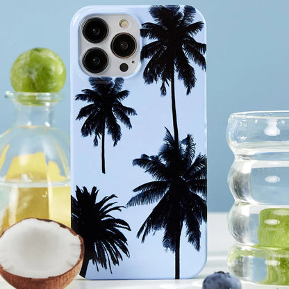 Summer coconut colour TPU phone case for iPhone on a table, showing optional bracket combination style.