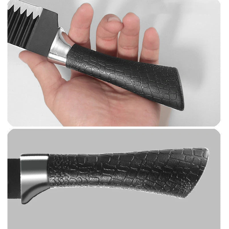 Premium Stainless Steel Kitchen Knife Set with ergonomic handles and sharp blades