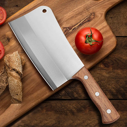 Premium stainless steel kitchen knife with modern design and ergonomic handle