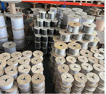 316 stainless steel 5mm steel wire rope, 7x7 multi-strand, for hoisting and fencing