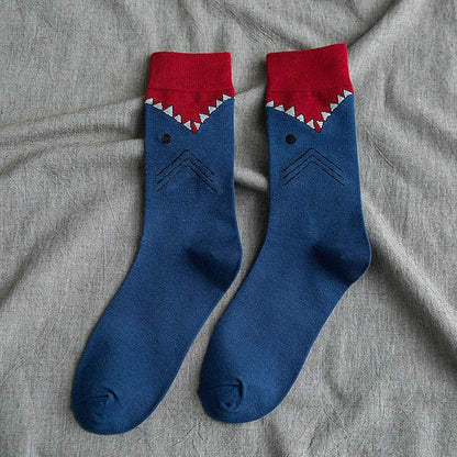 Women's cotton Jacquard cartoon animal tube socks in various designs