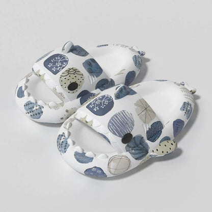 Stylish and comfortable shark-themed slippers in a variety of vibrant colors for women and men