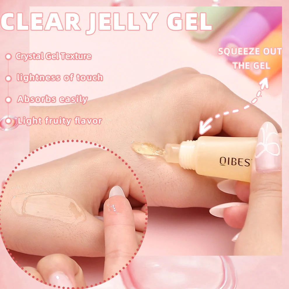 Water coagulation lip balm stick showing 7cm length and 1.5cm diameter with twist-up mechanism