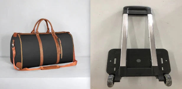Stylish and durable carry-on travel bag with convenient organization pockets and versatile storage options