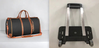 Stylish and durable carry-on travel bag with convenient organization pockets and versatile storage options