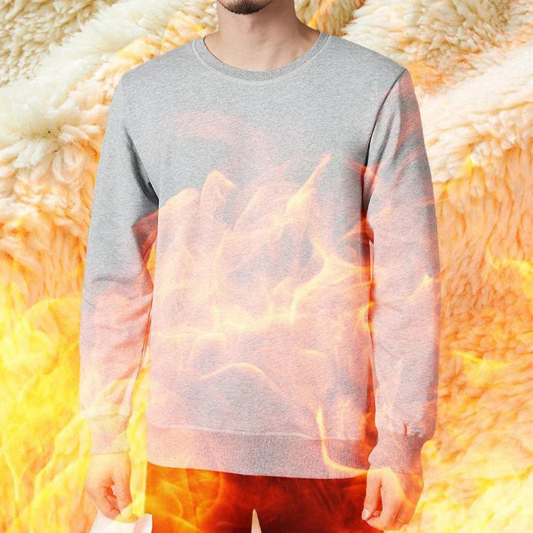 Cozy fleece pullover sweatshirt for men in a variety of classic colors