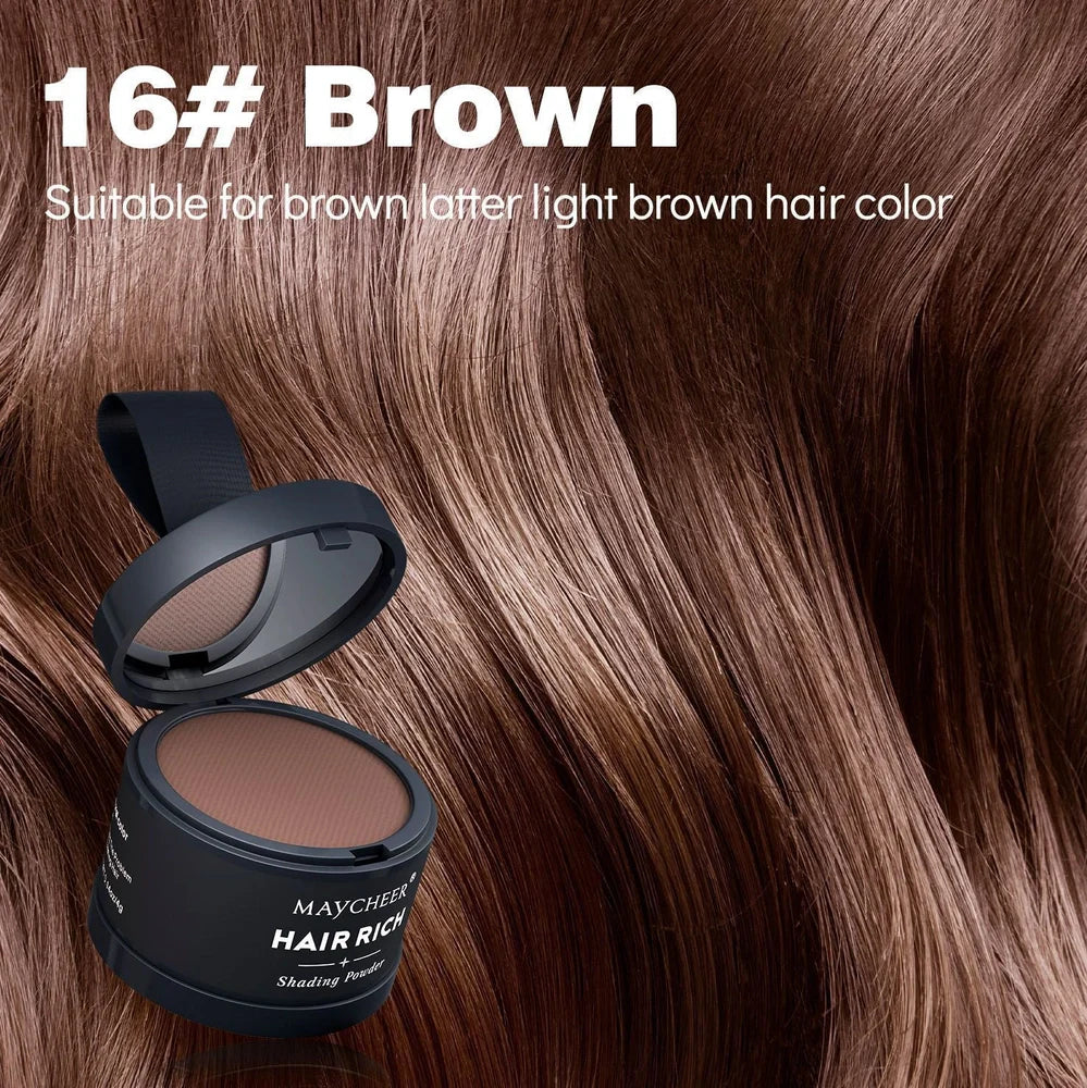 Hairline sculpting contour powder in plastic container with 4g content and waterproof properties
