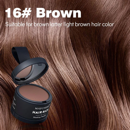 Hairline sculpting contour powder in plastic container with 4g content and waterproof properties