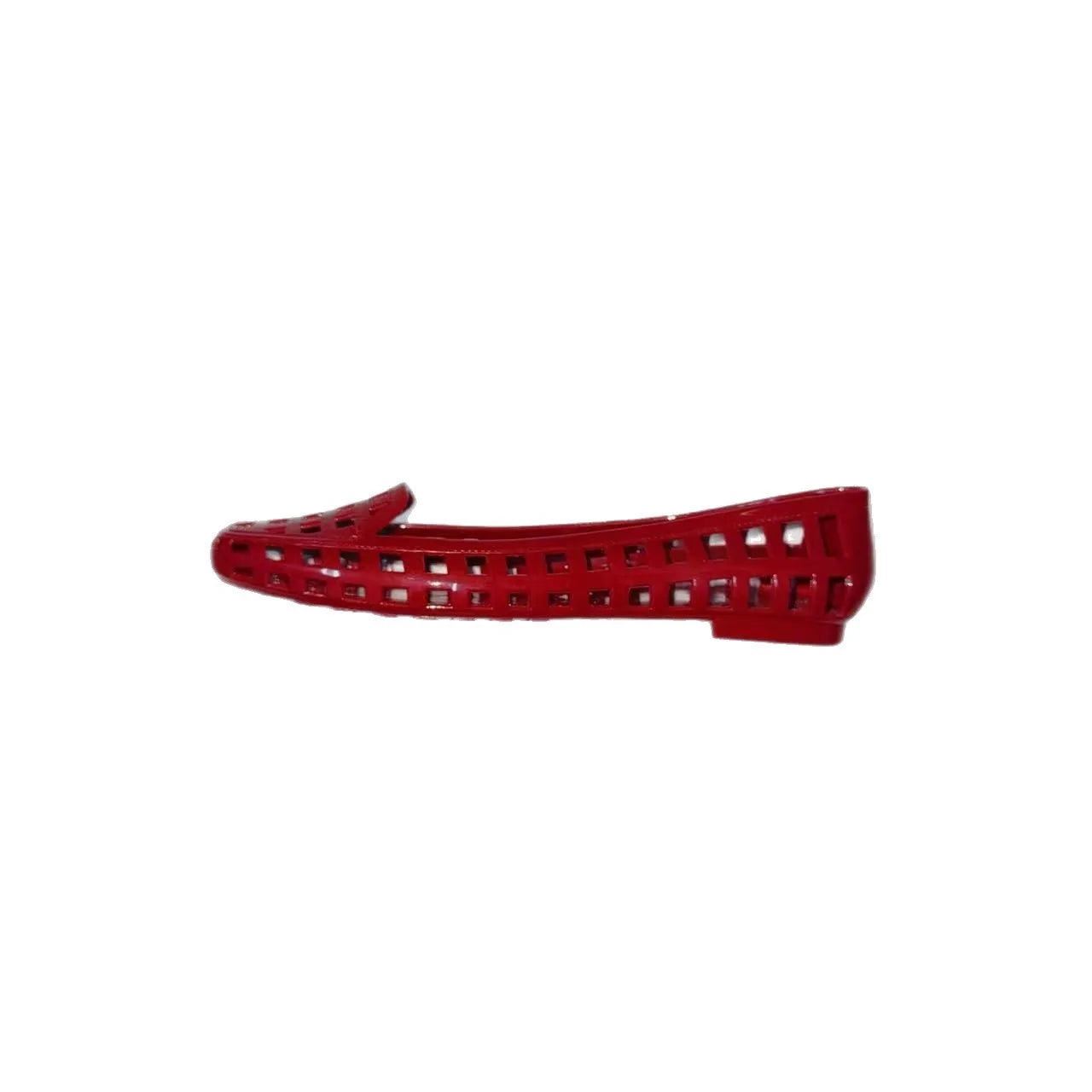 Square toe PVC gel sliders in transparent colour with slip-on design for outdoor leisure wear