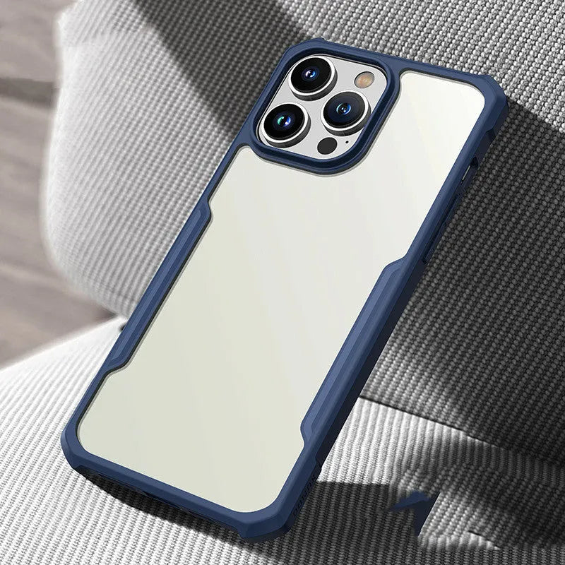 TPU phone case for iPhone 14 series in cool black with lens fine hole and all-inclusive cover