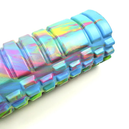 33cm long camouflage pattern EVA foam roller for fitness and muscle massage