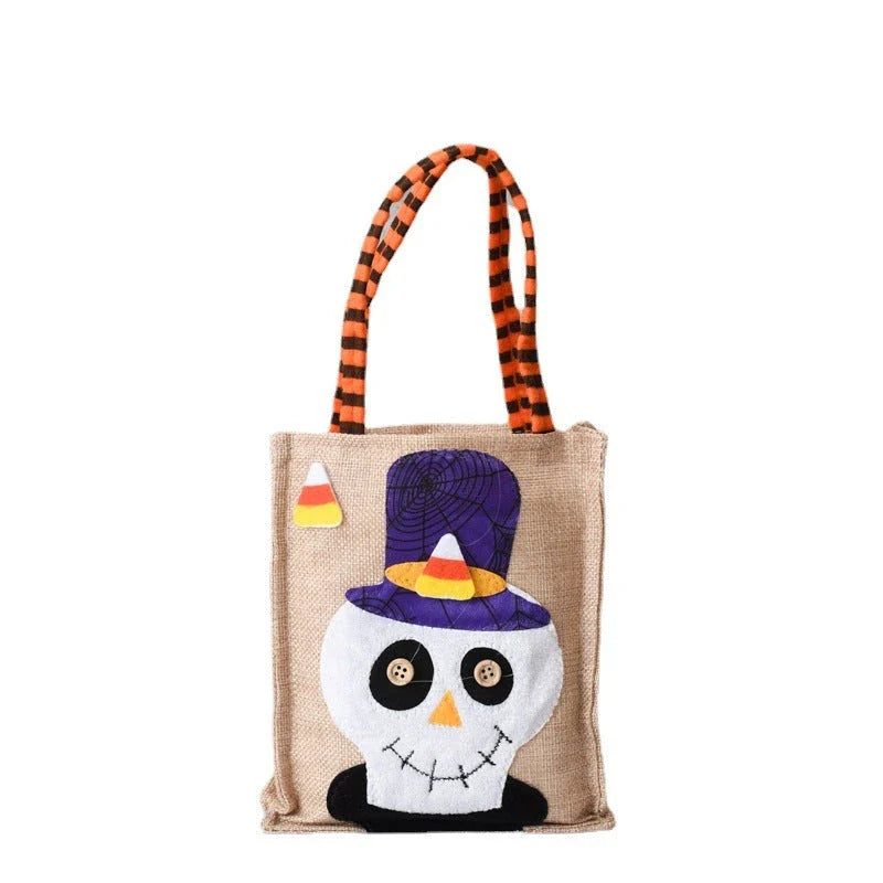 Homeenjoy UK Charming Halloween Tote Bag for Candy and Gifts