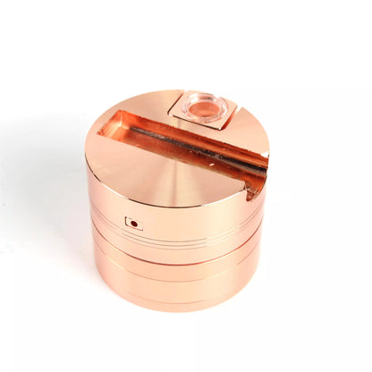 The Swifty Grinder - durable zinc alloy tobacco grinder with comfortable handle