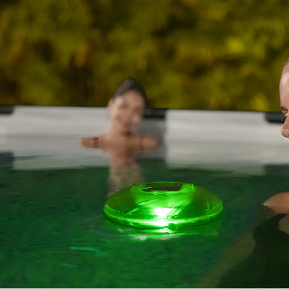 Plastic solar floating pool light for swimming and water sports, 58111 Solar Floating Lamp