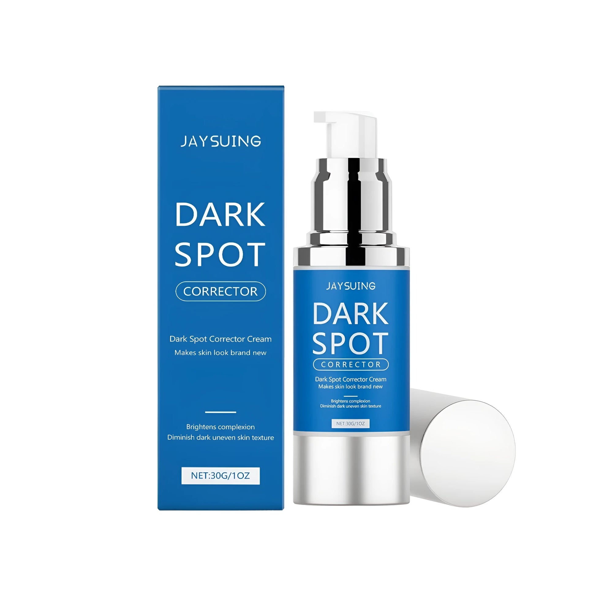 30g jar of dark spot corrector cream with nicotinamide and hyaluronic acid for facial skincare