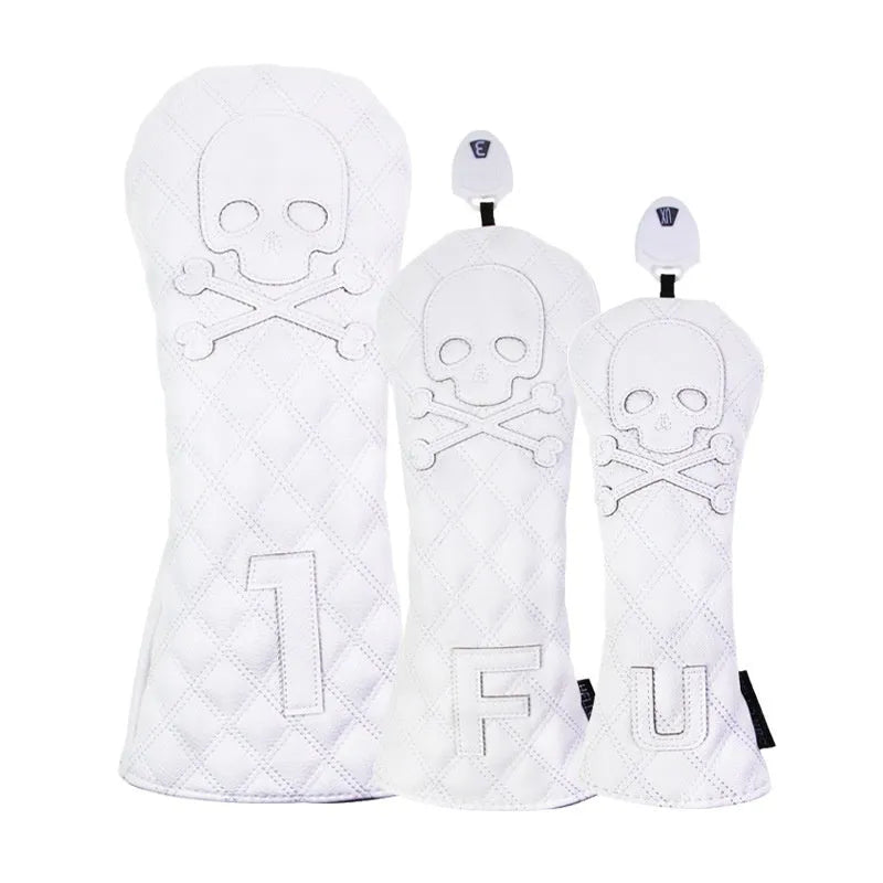 Golf waterproof protective cover for wooden poles in black and white options