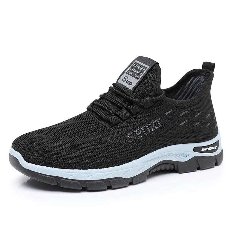 Casual low-top sneaker with PVC injection moulded sole in black colour showing rounded toe and shallow mouth design