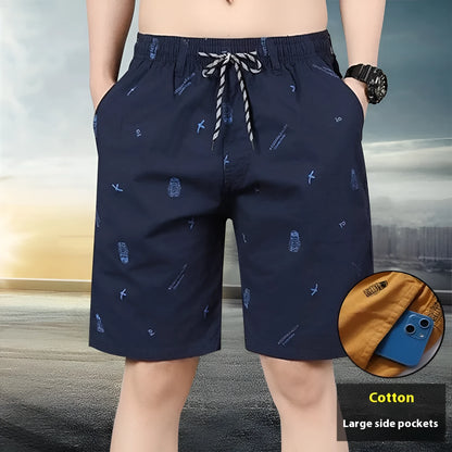 Women's army green loose cropped cotton summer trousers on a white background.