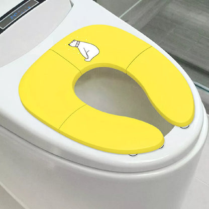 Foldable Baby Travel Potty Seat in pink, yellow, and blue, lightweight and portable for toddlers