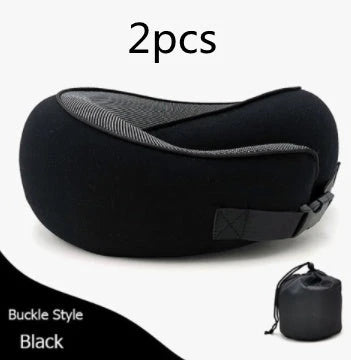 Comfortable U-Shaped Travel Neck Pillow in various colors, designed to provide superior neck support and relaxation during long journeys.