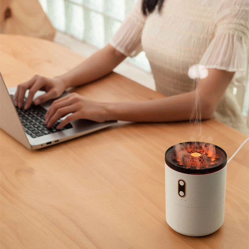 Premium Aroma Diffuser with Jellyfish Night Light - Compact and Portable Aromatherapy Humidifier with Mesmerizing Light Display
