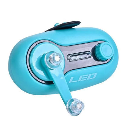 Telescopic fishing rod alarm with night fishing signal light in blue or black rocker/turntable styles