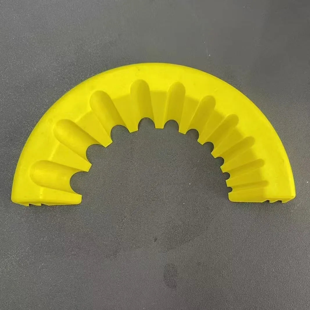 Yellow, green, and black angle grinder grinding bit bracket holders for 3-12mm bits