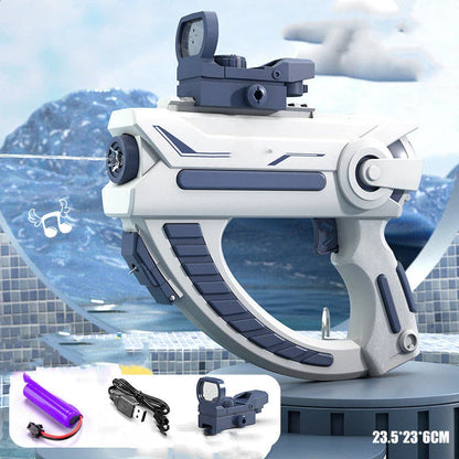 Premium Rechargeable Electric Water Blaster with fully automatic, continuous shooting capabilities for epic summer fun and water gun battles