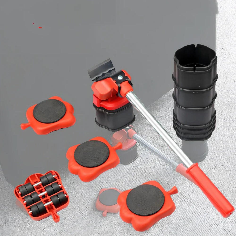 13-piece plastic heavy object mover set, 340mm tools for lifting boxes and furniture securely, 700g weight