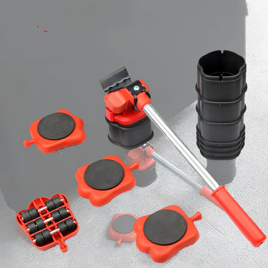 13-piece plastic heavy object mover set, 340mm tools for lifting boxes and furniture securely, 700g weight