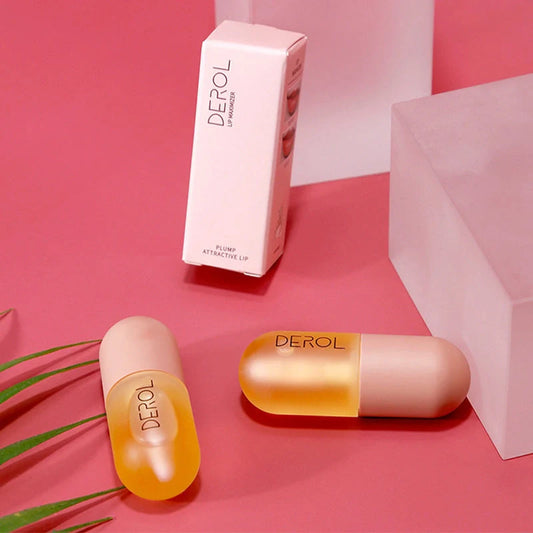 Day Night Instant Volume Lip Plumper Oil in light yellow for hydrated, plump lips