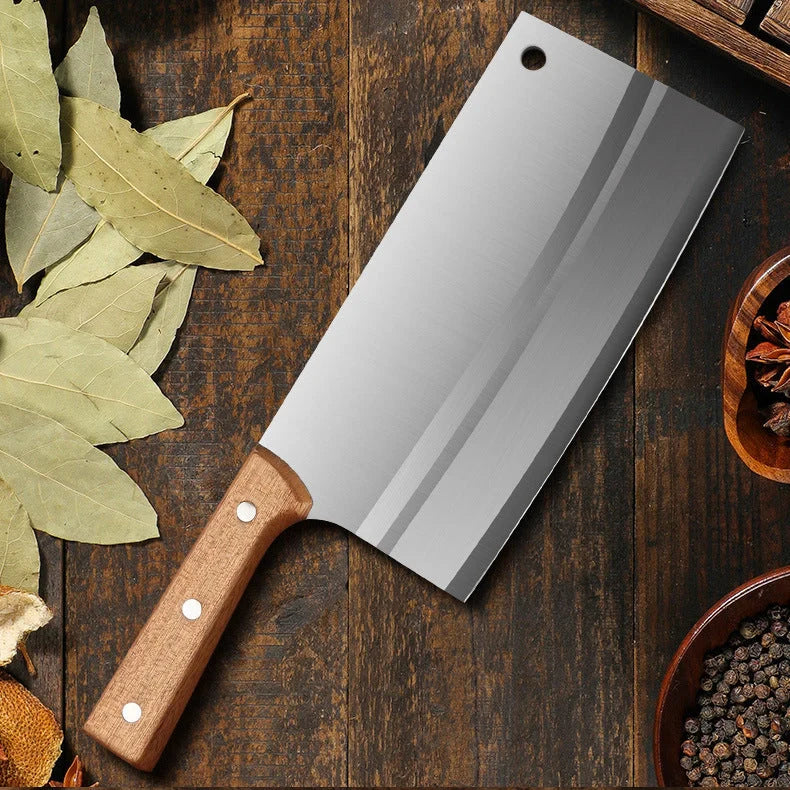 Premium stainless steel kitchen knife with modern design and ergonomic handle