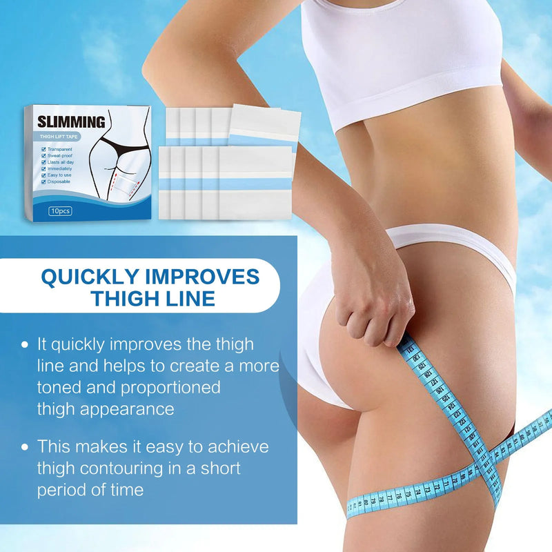 Slimming body shaping stickers for stomach tightening, 10-piece pack of reusable navel patches measuring 12cm x 12cm, formulated with hyaluronic acid, collagen and glycerol to support skin hydration.