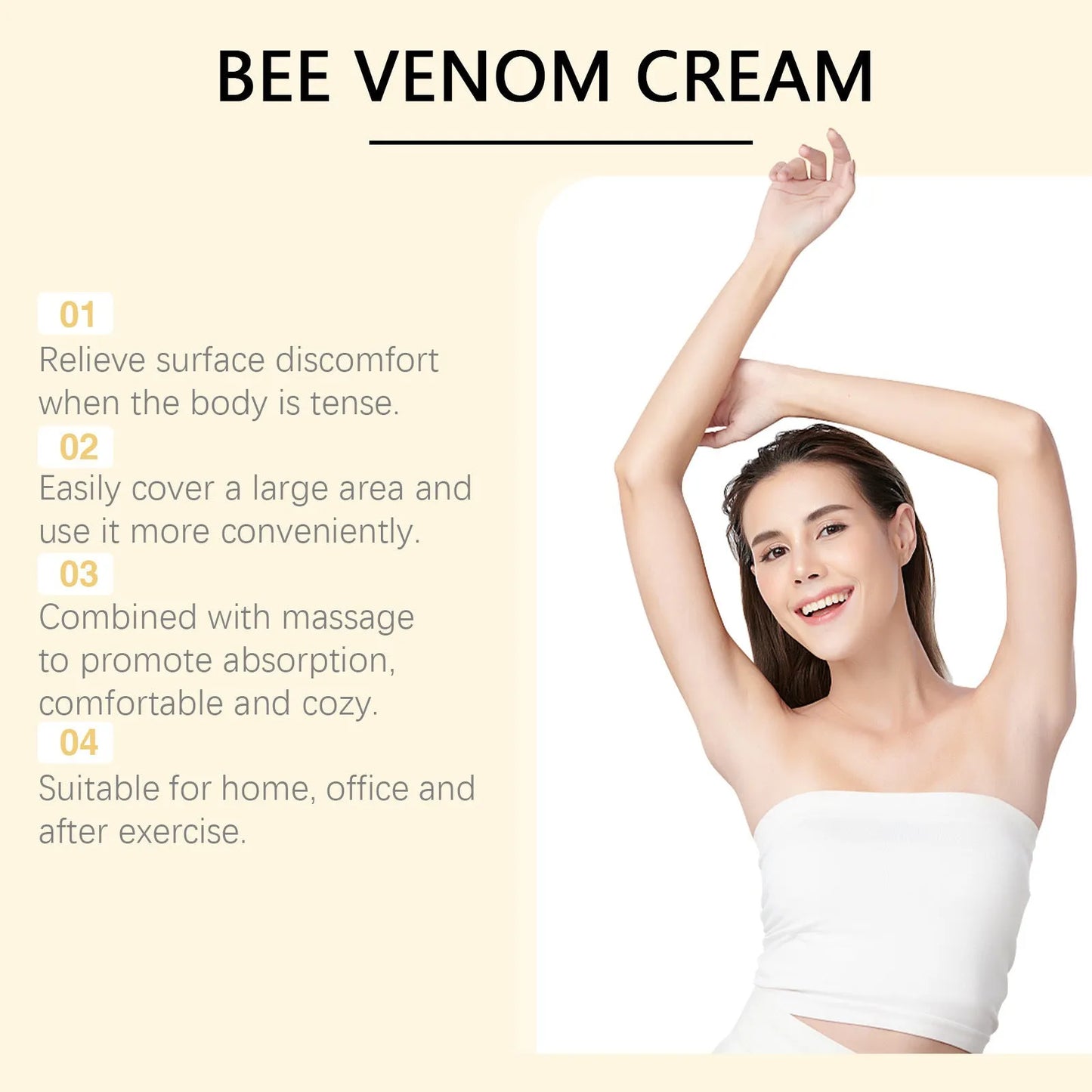 60g tube of moisturising skincare cream with botanical ingredients