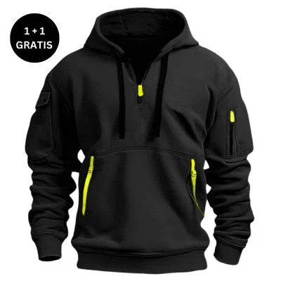 Stylish Hooded Pullover Sweatshirt in Various Colors for Men and Women - Premium Polyester Comfort and Modern Design
