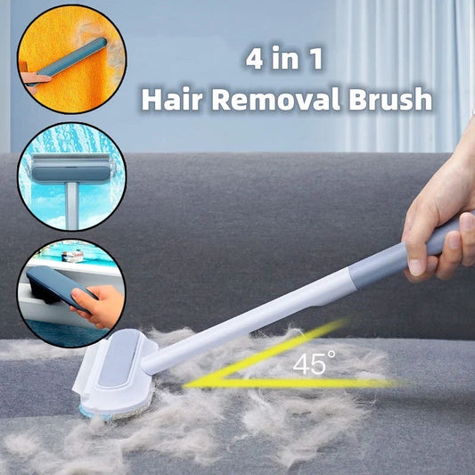4-in-1 Multifunctional Cleaning Brush for Pets, Windows, Upholstery, and More