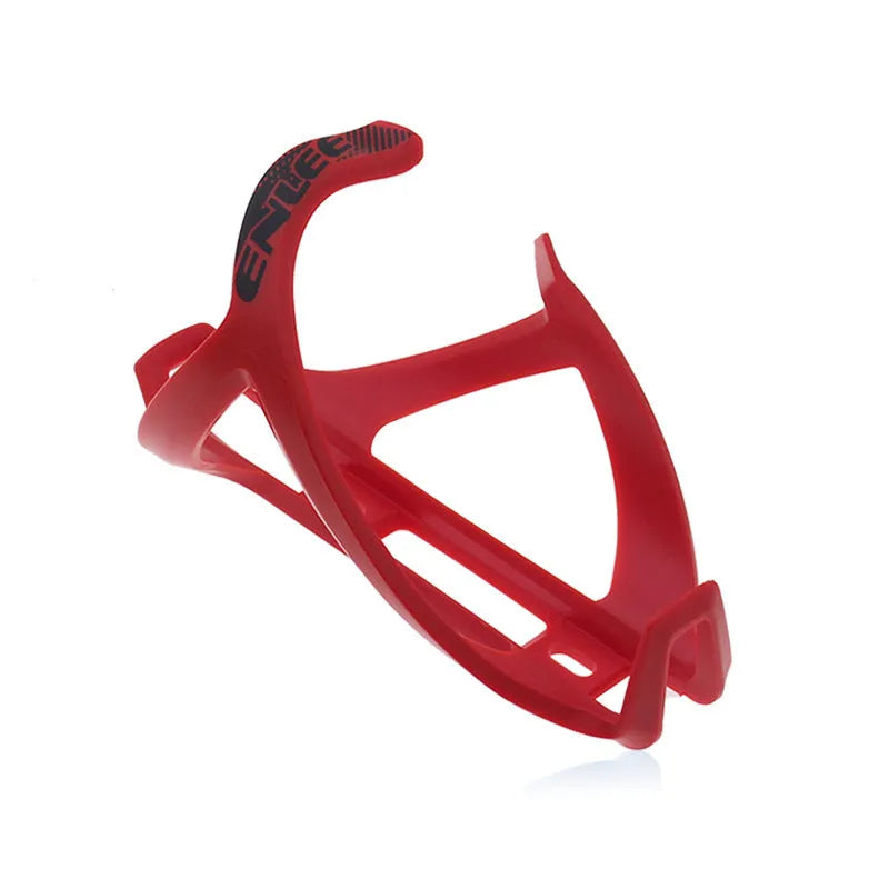 TPR plastic mountain bike water bottle cage in choice of six colours.