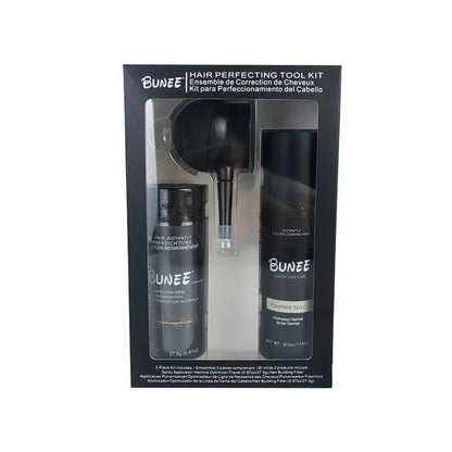 Hair fibre powder 275g can with specialised applicator nozzle and shaping spray for sparse hair coverage