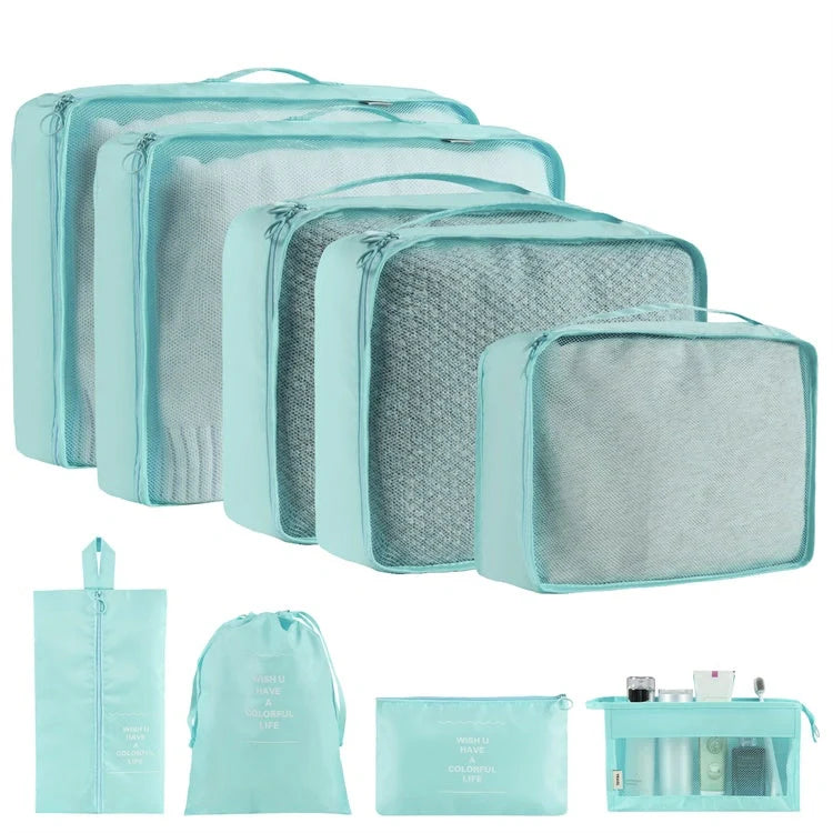 Stylish solid colour polyester storage bags for home organisation