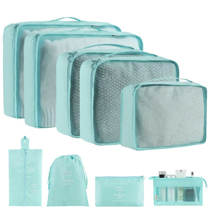Stylish solid colour polyester storage bags for home organisation