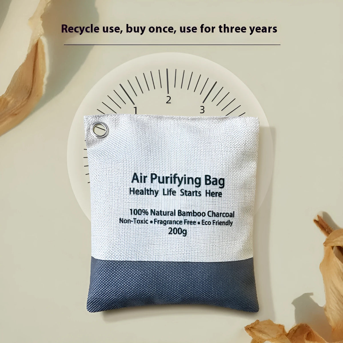 Bamboo charcoal deodorant bag with granular activated carbon for room formaldehyde removal and odour absorbing