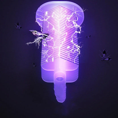 Electric Shock Mosquito Killer Lamp in yellow and black, featuring USB charging and plugin options