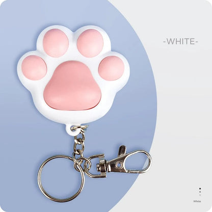 USB rechargeable infrared cat teaser toy with key chain in black or pink measuring 5x2.5 cm